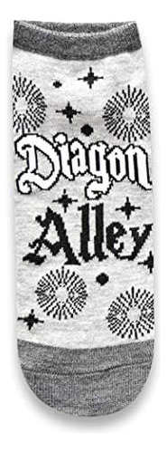 Harry Potter Diagon Alley Wizard Magic Paquete De 5 Calcetin