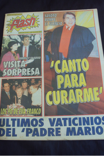 Revista Flash # 841 (04/7/96) Tapa El Regreso De Sandro