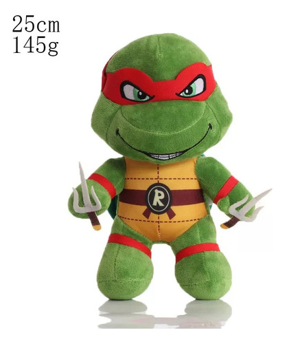 Ch 4 Pcs Juguetes Peluche Las Tortugas Ninja Mutantes