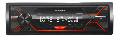 Estéreo para auto Sumishi SR-306BT con USB, bluetooth y lector de tarjeta SD