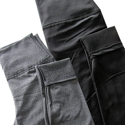 Imagem 4 de 5 de Calça Legging Flanelada Térmica Plus Size Peluciada Suplex