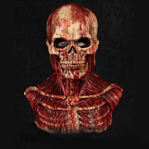 Guantes De Esqueleto Ensangrentado Para Halloween Horror Fac