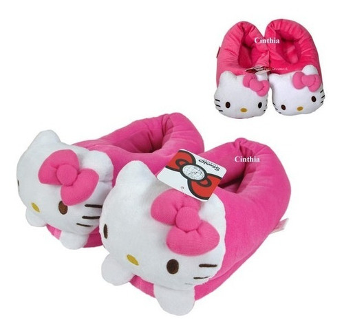 Pantufa Hello Kitty P/ Adulto Chinelo - Original Sanrio New