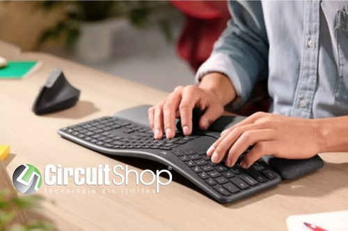 Teclado En Inglés Ergonómico Bluetooth Logitech Ergo K860