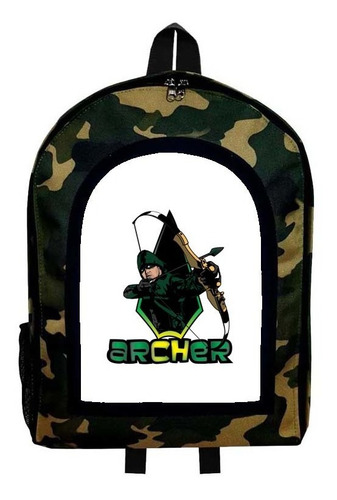 Mochila Camuflada Green Arrow Nueva Colección Modelo 16