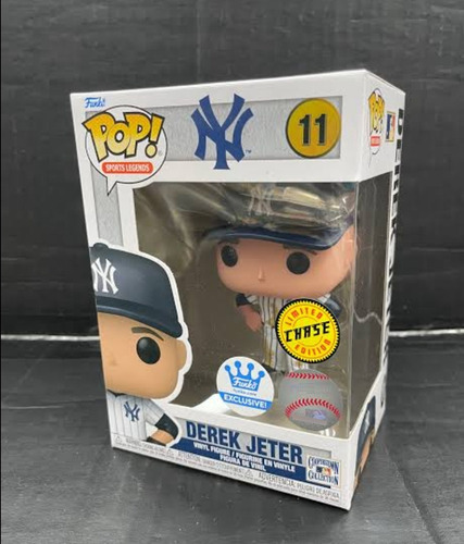 Funko Pop Derek Jeter Chase 11 New York Yankees Mlb Leyends (Usado)