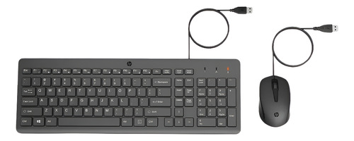Kit Teclado E Mouse Com Fio Hp150 Usb-a Layout Br