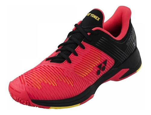 Zapatilla Tenis Yonex Sonicage 2 Clay Court Rojo/negro