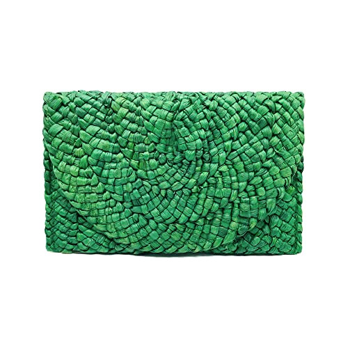 Bolsos De Embrague Seamido Para Mujer Corn Straw