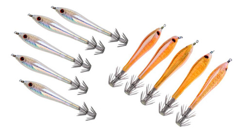 10x De Pesca Pulpo Calamar Accesorio Albóndigas