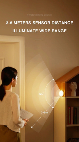 Imagem 3 de 5 de Lâmpadas Noturnas Com Sensor De Movimento Led Recarregável