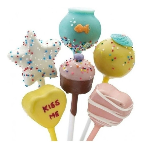 Molde De Silicona Cakepop Molde Silicona Cake Pops 20 Palito