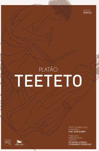 Teeteto - Platão, de Burnet, John. Editora Associação Nóbrega de Educação e Assistência Social, capa mole em griego/português, 2020