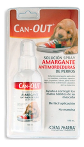 Can-out Spray Amargante Para Perro x 100ml
