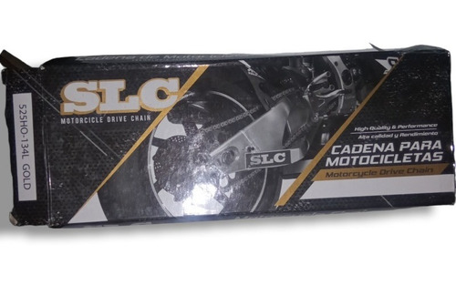 Cadena Para Moto 525-134 Slc Dorada Oring 