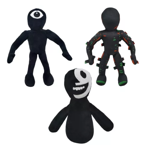 Kit Com 4 Pelúcias Doors Jogo Boneco Roblox Antialérgico