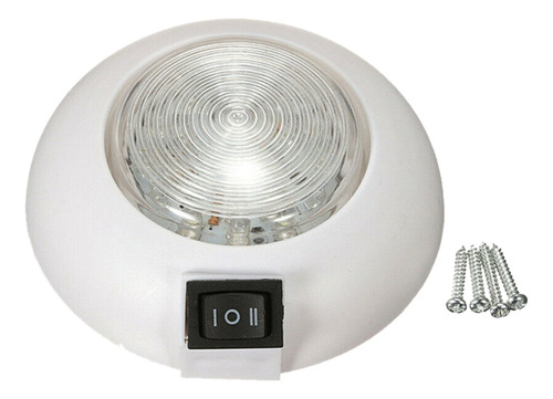 Techo Interior Led Doble Blanco Para Caravana, Remolque, Bar