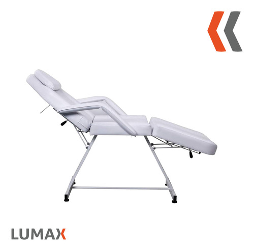 Camilla Reclinable Plegable Para Tatuador Masajes Portatil Color Blanco