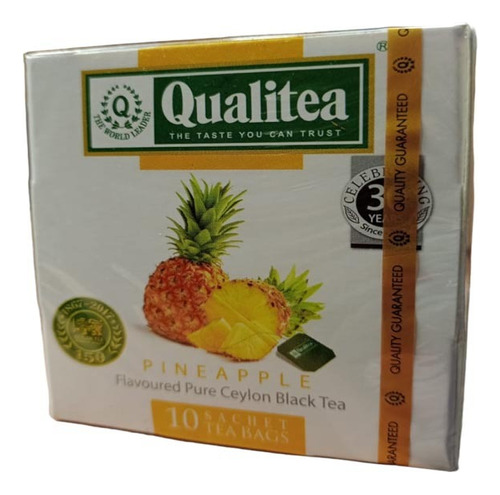 Te Qualitea - Te Negro - Piña 20 Gr. (10 X 2 Gr.)           