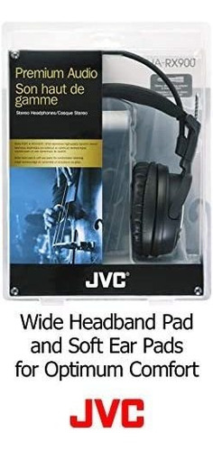 Fone De Ouvido Jvc Harx900 De Tamanho Normal, Preto