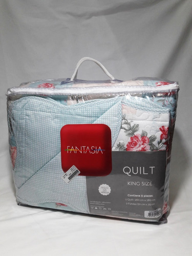  Cover Quilt Fantasia - King Size - 3 Piezas 