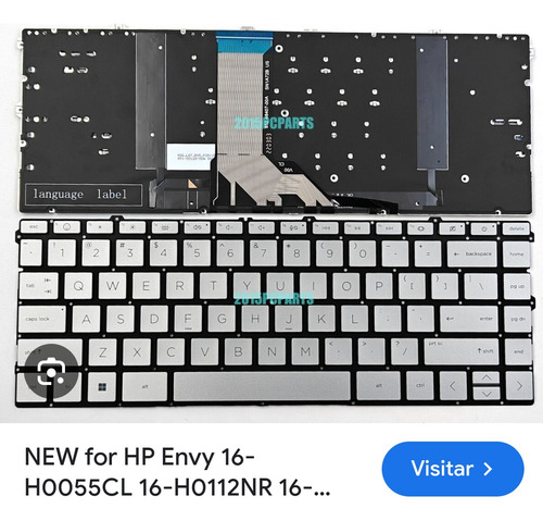 Teclado Hp 15 Envy X360 Nsk-cw0bw 79854 M6 W