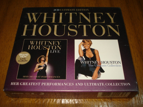 Box Cd Whitney Houston / Greatest Hits + Live (nuevo) 2 Cd