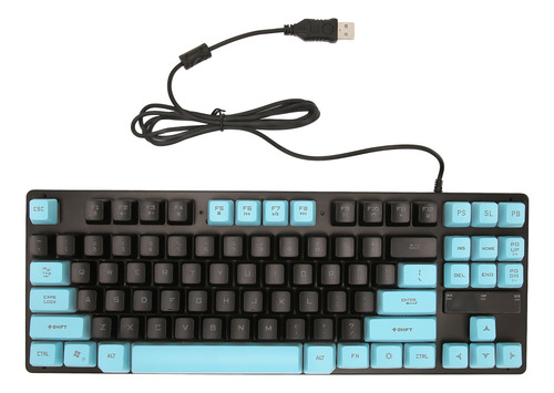 Teclado Con Cable Para Juegos De 87 Teclas, Diseño Ergonómic