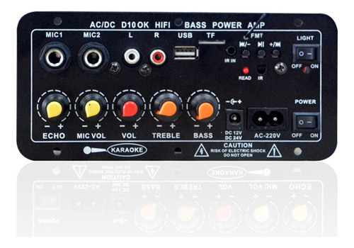 Placa Bluetooth 220v/12v/24v Casa Coche Mono Estéreo