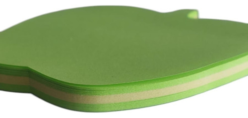 Post It Autoadesivo Maça Verde 50 Folhas Medida 70x70mm