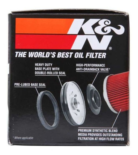 Filtro De Aceite K&n Aprilia Rsv4 Rr 1000 2015 A 2017 Kn-138
