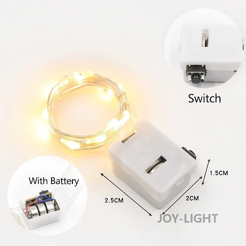 Imagen 2 de 8 de 6 Tiras Led De 1mt Blanco Cálido 3 Modos - D857