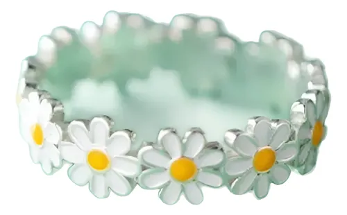 comprar Anillo De Flor Margarita Estilo Coreano - Diseño Ajustable