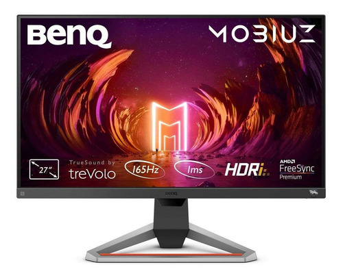 Monitor gamer BenQ MOBIUZ EX2710S LCD 27" negro y plata 100V/240V