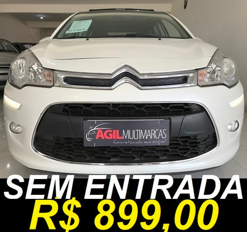 Citroen C3 1.5 Tendance Único Dono 2016 Branca S/entrada