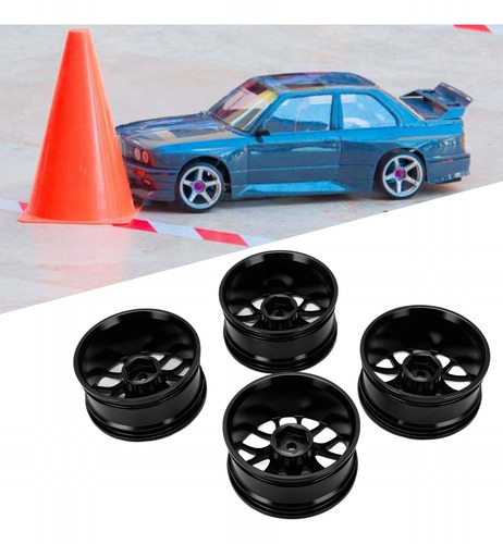 Cubos De Rueda Rc, 4 Piezas, Llantas De Aleación De Aluminio