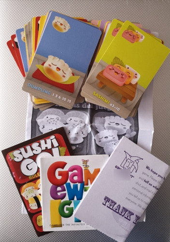 Sushi Go! En Excelentes Condiciones Con Manual En Español.