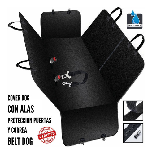 Seat Cover Forro Protector Alas Sillas Para Carro Mascotas