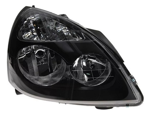 Optica Renault Clio 2, 2004 - 2005 Fondo Negro Derecho Lam