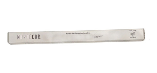 Fonte Slim Driver Para Perfil Fita De Led 12v 2a 24w Nord