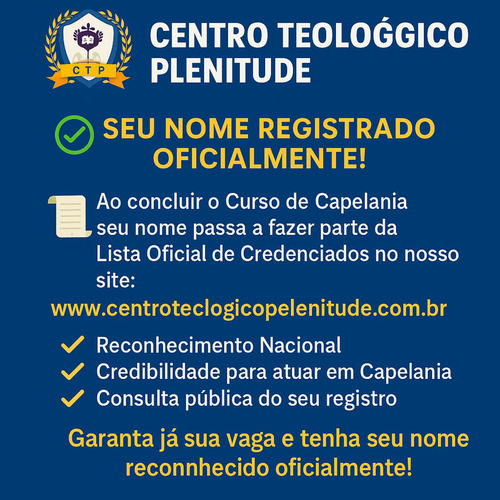 Curso De Capelania Completo