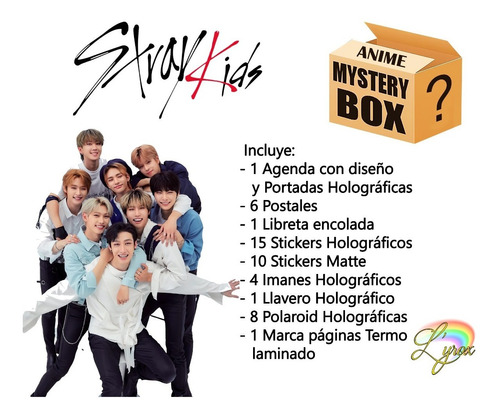 Stray Kids Caja Misteriosa Mystery Box Holografico Kpop