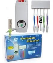 Comprar Dispensador automático de pasta de dientes y soporte para 5 cepillos
