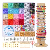 Kit para hacer pulseras 120 colores 20000 piezas 6 cajas