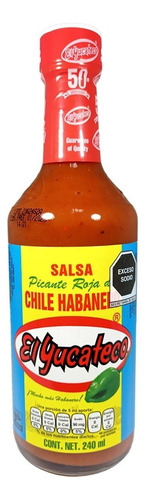 El Yucateco salsa habanera roja 240ml