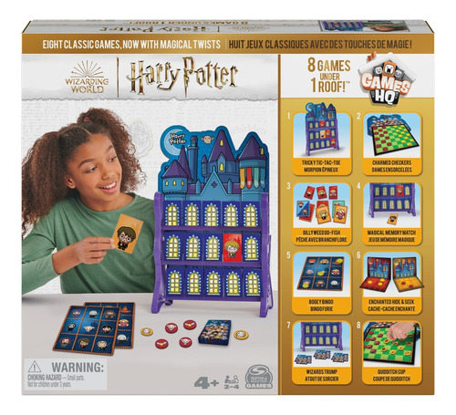 8 Juegos De Mesa Bajo 1 Techo Spin Master Harry Potter 3