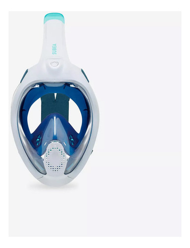 Máscara De Snorkeling Easybreath 540 Subea Cor Branco Azul P/m