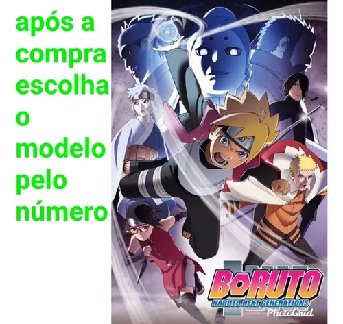 Caderno Universitario Boruto Naruto 10 Materias Capa Dura