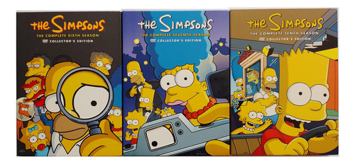 Lote Dvd Simpsons Temporadas 6, 7, 10 ( Usados ) Región 3 Hk (Usado)