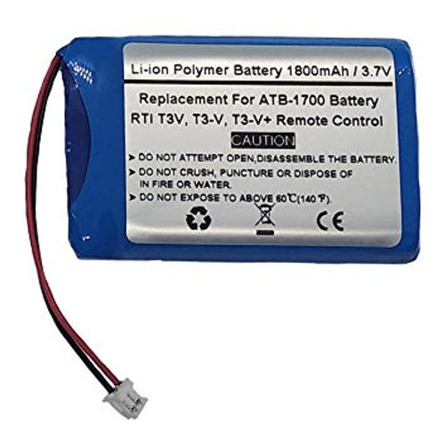 1800mah / 3.7v Bateria De Reemplazo De Li-polimero Atb-170